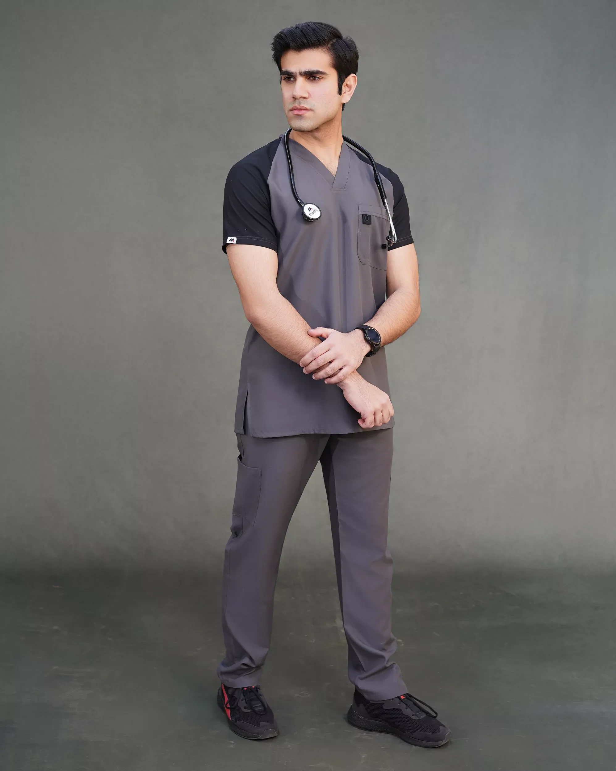 Graphite Unisex Medical Scrubs - Image 5