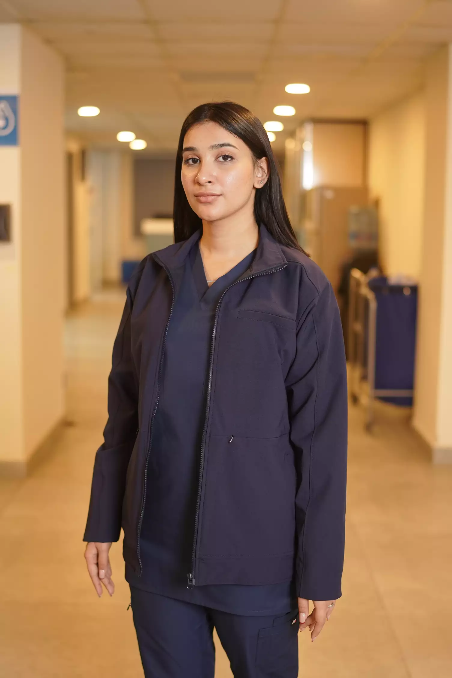 Phantom Unisex Scrub Jacket - Image 6