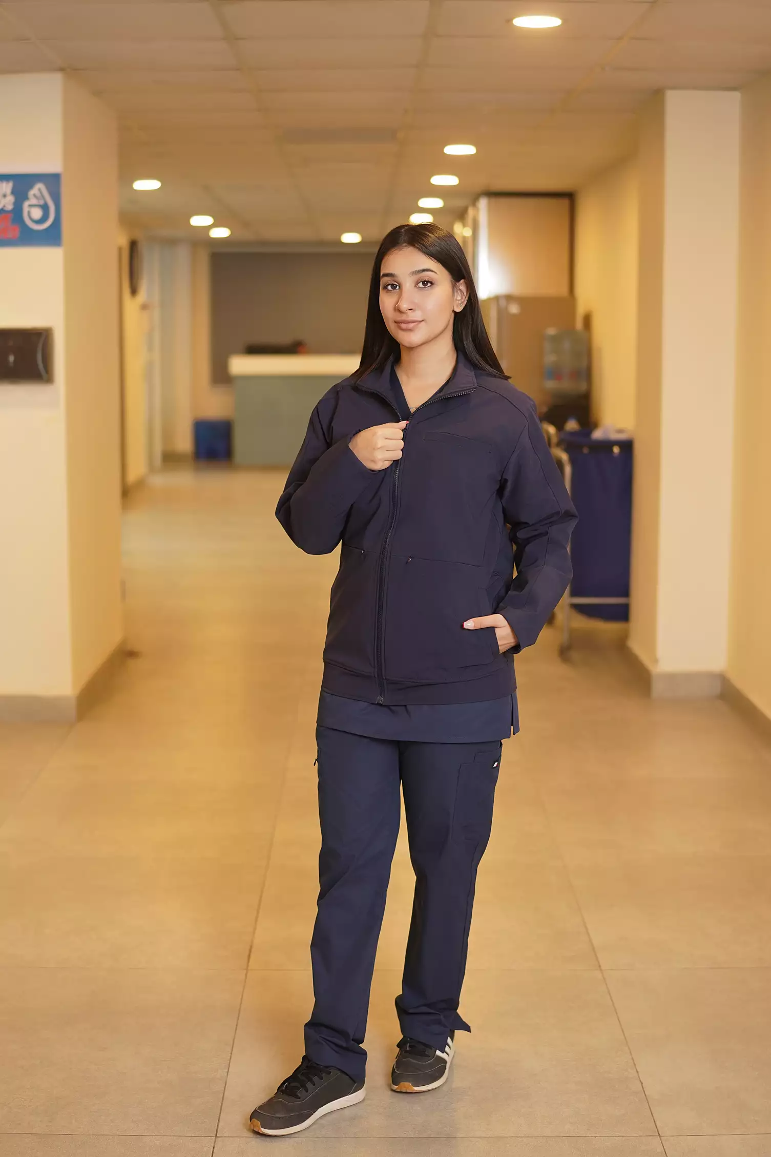 Phantom Unisex Scrub Jacket - Image 7