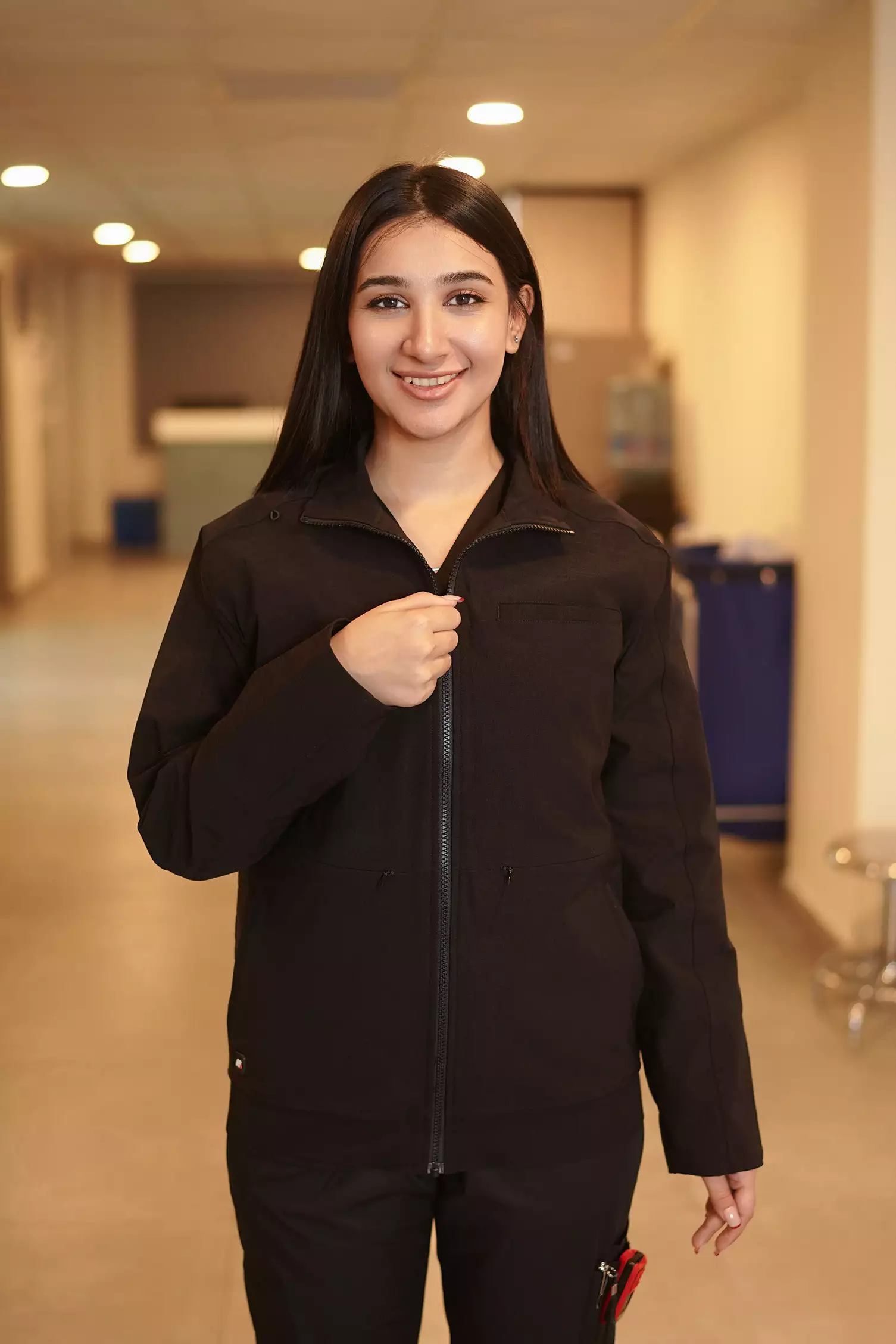 Phantom Unisex Scrub Jacket - Image 8